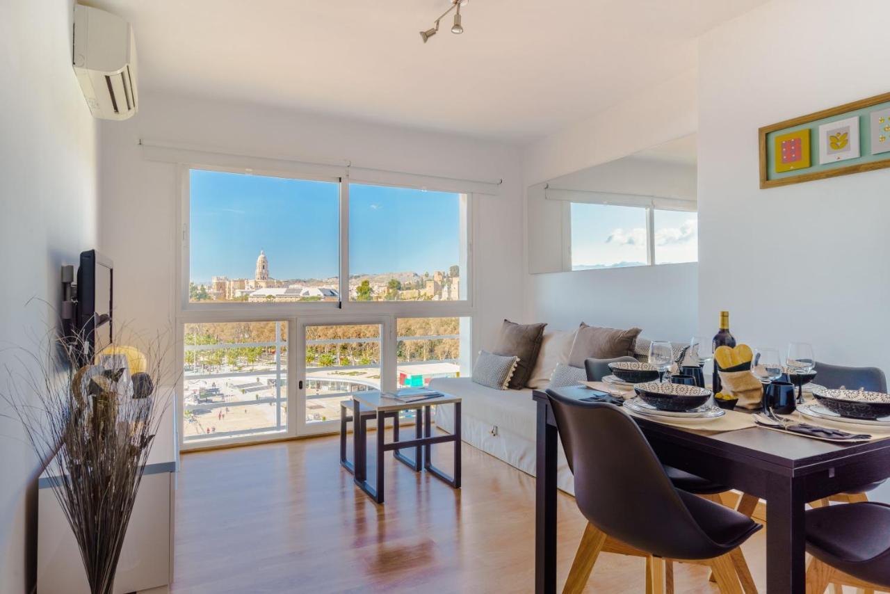 Ferienwohnung Lu&Cia Malaga Skyline Exterior foto